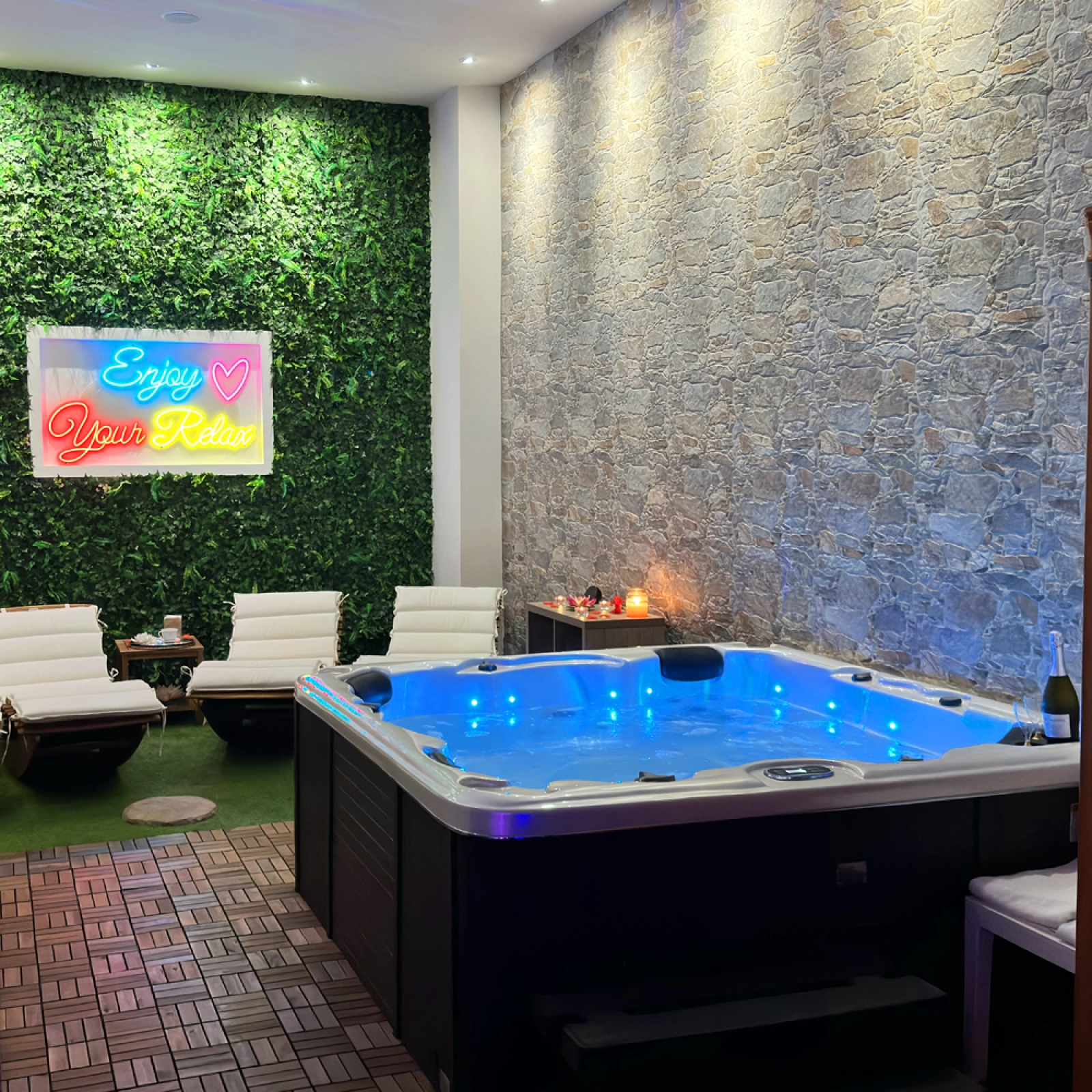 Área de relajación y Spa: bienestar y tranquilidad